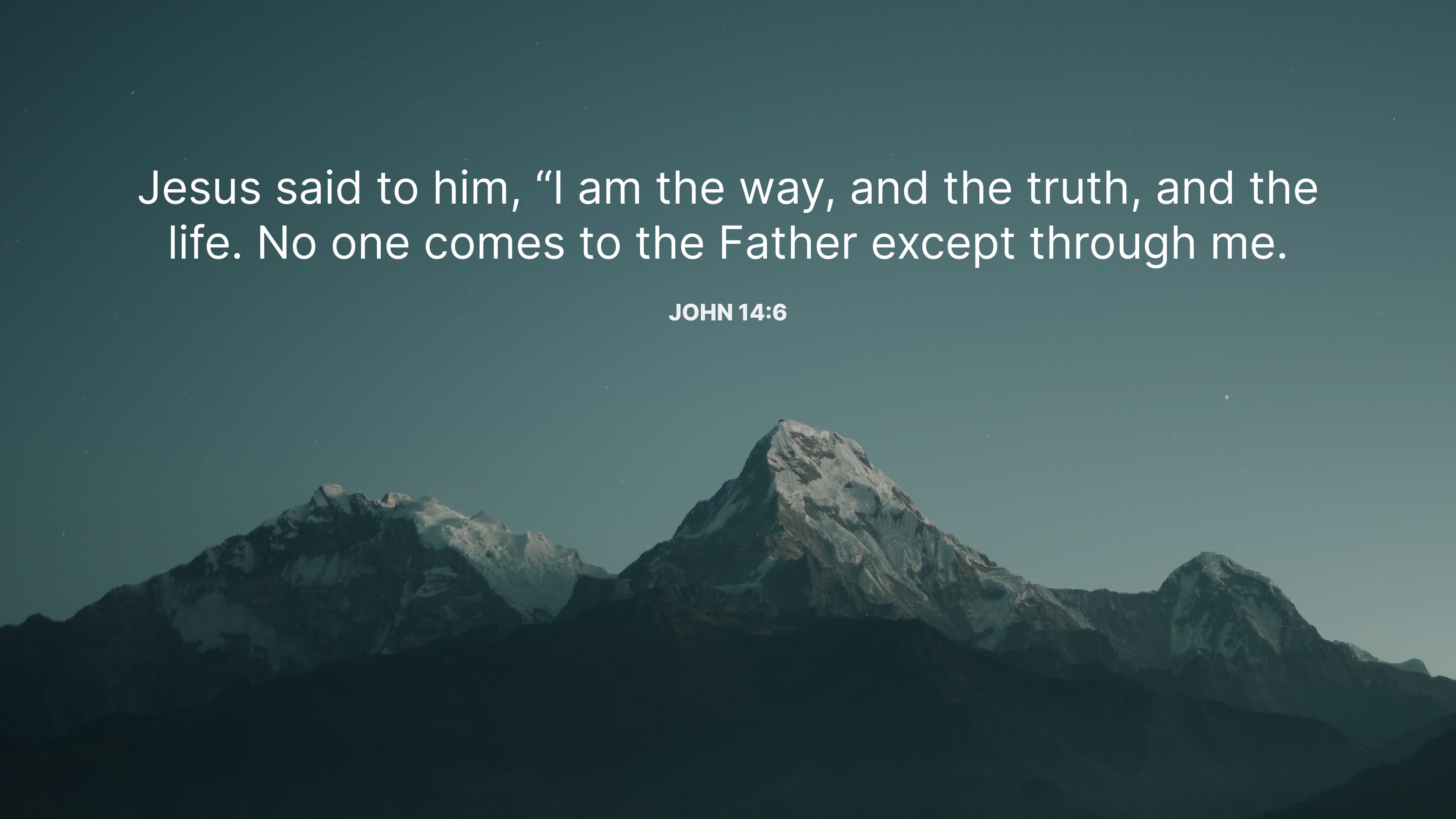 John 14:6 - Bible Verse